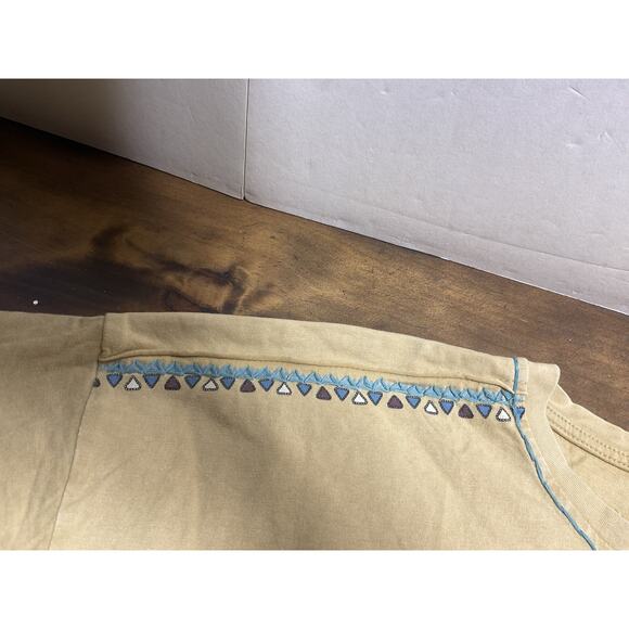 Double D Ranch Shirt Womens Large Southwest Eagle Embroidered T-Shirt - Picture 4 of 13